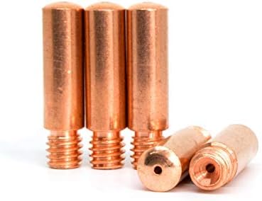 CHOWEL A4, 20 ea, 0.035" Replacement MIG contact tips, Tweco style, 11-35, compatible with various MIG welders such as Hot Max, Binzel, Clark, and Tweco Mini-mig, Tweco, Lincoln Magnum 100L.