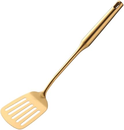 Metal Frying Fish Turn Over Shovel Cooking Utensils Set Serving Fork Spoon Skimmer Slotted Spaghetti Spoon Soup Ladle for Kitchen