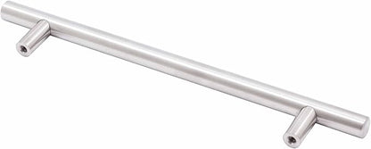 Stone Harbor Hardware Bar Cabinet Pull, 160 Millimeters, 220mm Overall Length, Satin Stainless Steel