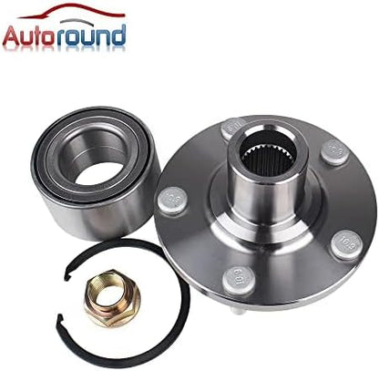 Autoround BR930568K Front Wheel Hub Assembly Replacement for Toyota Camry 04-17 Highlander 05-07 Avalon 05-13 Solara 04-08, Lexus RX350 07-09 ES350 07-13 RX330 04-06 ES330 04-06 5 Lugs