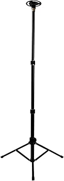 Seal Skin Boat Cover Support Pole with Straps Adjustable Height from 29" to 56" Telescoping Support System with Aluminum Tripod Base Poles for Jon Boat Pontoon Boat Cover Marine Grade
