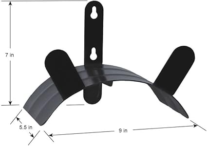 Liberty Garden Heavy Duty Hose Hanger Black