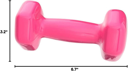 Basics Vinyl Coated Dumbbell Hand Weights Pair