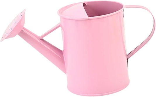 Watering Can Garden Bucket Versatile,Smooth Surface Flower Container, Garden Watering Pot for OutdoorIndoor Plants Lovers Patio,600ml, Pink