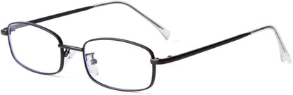 Fashion Glasses for Woman Men, Y2k Rectangle Blue Light Glasses 90s