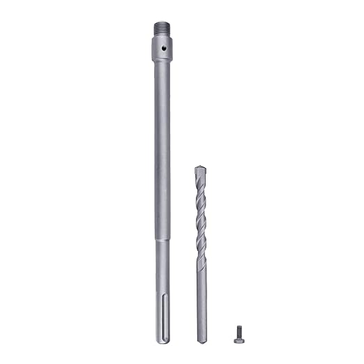 300mm SDS Max Shank Connecting Rod with a Pilot Drill Bit for Concrete Cement Hole Saw (Rod: 300mm SDS Max)