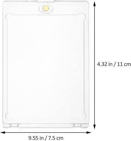 2pcs Magnetic Card Holder Magnetic Card Case Baseball Card Holder Card Case Holder for Trading Cards Baseball Card Case Football Card Case Sports Card Case Trading Card Case