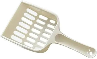 Cat Litter Spoon Shovel Plastic, pet Toilet Poop Artifact Garbage Sand Shovel pet Cleaning Artifact Dog Shovel pet Cleaning Tool(Off-White)