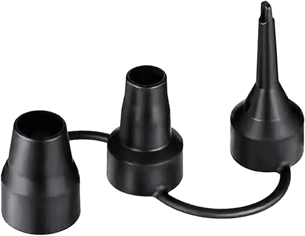 3 Sizes Black Air Pump Replacement, Plastic Pump Nozzles,Inflatable Pump Nozzles Head,Air Pump Inflator Adaptor Accessory for Partial Air Bed,Air Mattress Air Mattresses and Accessories (73494)
