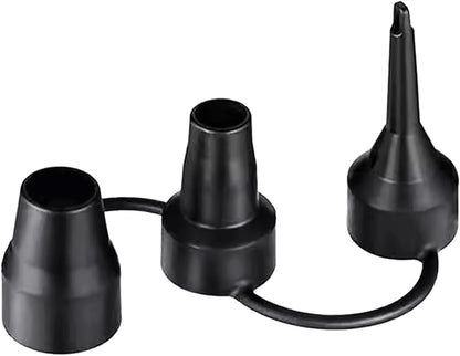 3 Sizes Black Air Pump Replacement, Plastic Pump Nozzles,Inflatable Pump Nozzles Head,Air Pump Inflator Adaptor Accessory for Partial Air Bed,Air Mattress Air Mattresses and Accessories (73494)