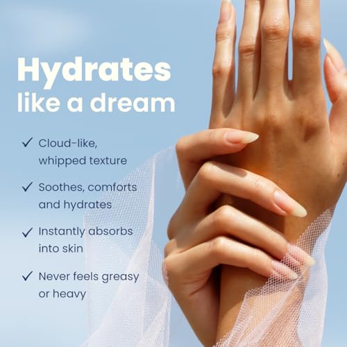 LONDONTOWN kur Whipped Cloud Hydrating, Moisturizing & Fast Absorbing Hand Cream, Vegan & Cruelty Free - 2.5fl oz, 1 Pack