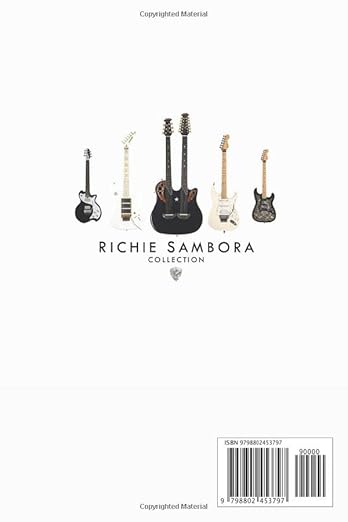 Richie Sambora Guitar Collection Notebook: Lined College Ruled Paper, Planner, 6x9 120 Pages  A Perfect Gifts For Loved one Book Review Journal Notebook, Note Pad, Notes, Birthday Present