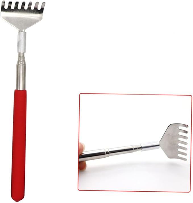 Portable Back Massager 3pcs Random Color Metal Scratcher for Body Massage