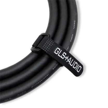 GLS Audio 100 feet Speaker Cable 12AWG 4 Conductor Patch Cords for Bi-Amp - 100 ft Speakon to Speakon Professional 4C Black Neutrik NL4FX (NL4FC) 12 Gauge Wire - Pro 100' Speak-on 12G 4 Cond - Single