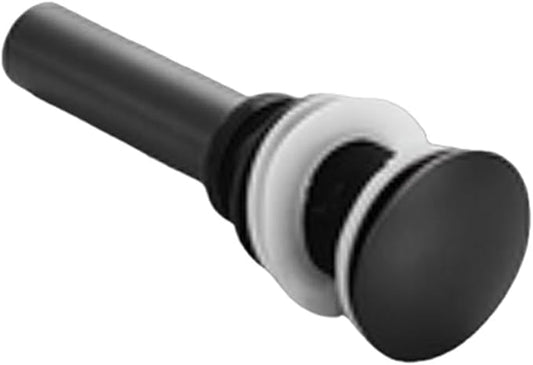 Bathroom Basin Faucet BlackWhite Solid Brass Faucet Tap Hot and Cold Faucet,PopUp with Overflow