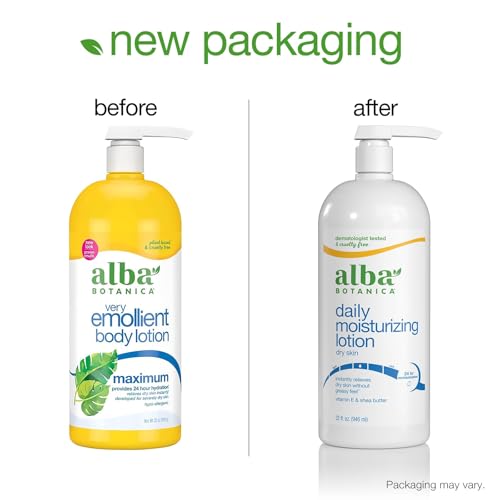 Alba Botanica Very Emollient Body Lotion, Maximum, 32 oz. (Packaging May Vary)