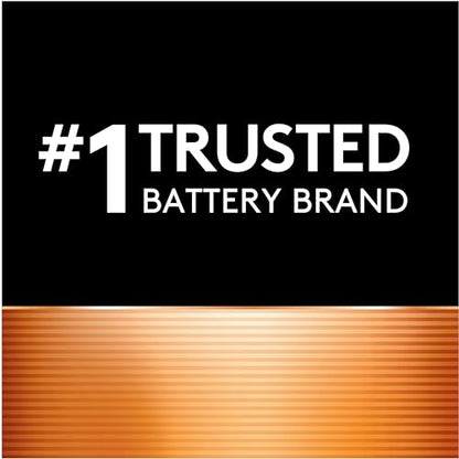 Duracell Coppertop D Batteries, 4 Count (Pack of 1), D Battery with Long-lasting Power, All-Purpose Alkaline D Battery for Household and Office Devices