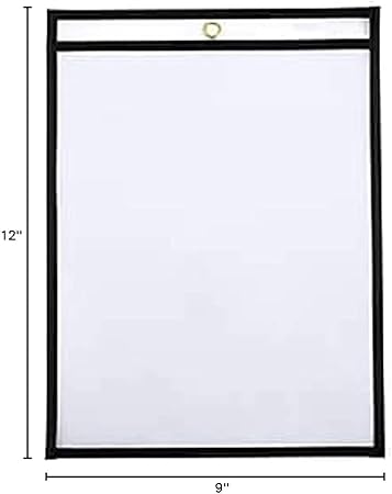 812754 Job Ticket Holders, 9 x 12, Clear, 25/PK (1770