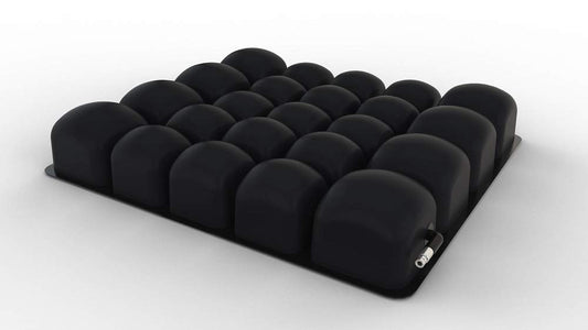 ROHO MOSAIC Cushion, Heavy Duty, Inflatable Seat Cushion for Office Chair, Wheelchair, Cars, Home Living, & Back Aches Support, Adjustable Cushion with Stretchable Cover & Non-Skid Bottom, 18 x 16""