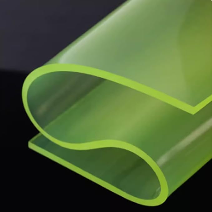 1 Pack 20"x20" Polyurethane Sheet, Thickness 1mm-30mm PU Plate Elastic Rubber Board Oil Wear Resistant Shock Absorbing Pad Damping Plate for Industry (Size : 500  500  2mm)