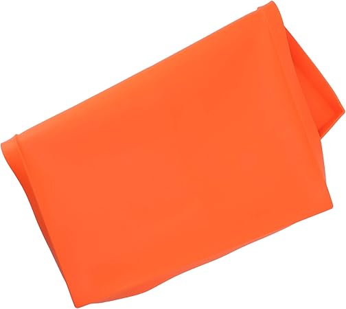 Griddle Mat Heavy Duty Silicone Grill Cover Protects Your Griddle From Debris All Season BBQ Grill Mat (22in Orange)