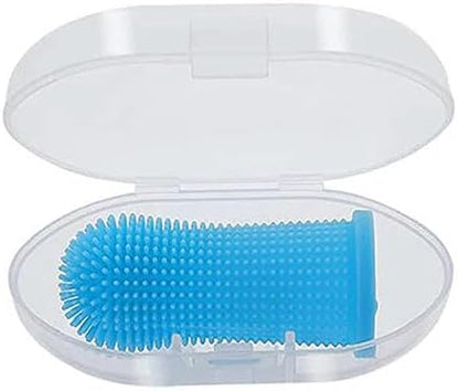 Soft Silicone Pet Dog Finger Toothbrush Pet Teeth Oral Cleaning Brush Pet Bad Breath Tartar Teeth
