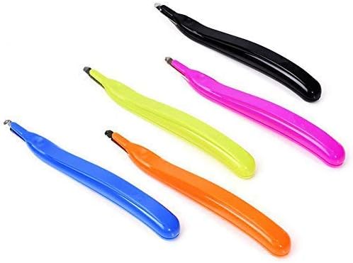 ZZTX 4 PCS Professional Magnetic Staple Remover Puller Rubberized Staples Remover Staple Removal Tool for School Office Home 4 Colors