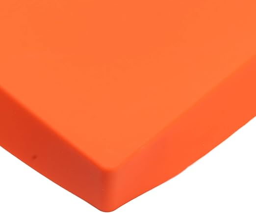 Grill Mat, Robust Silicone Grill Cover, Protects Your Grill Plate from Rodents, Dirt, Grill Mat That Can Be Used All Year Round, Grill Mat, Grill Mat (22in Orange)