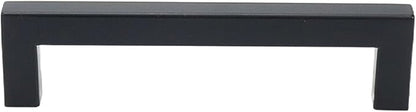 5.5"/140mm Square Cabinet Drawer Pull T-Shaped Handle Cabinet Pulls (5"/128mm Hole Center) for Kitchen Furniture(Matte Black)