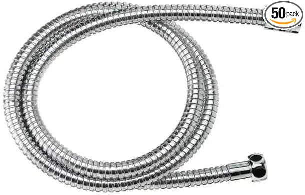 Wilchie Huierqi Shower Tube, Hand Shower Hose for Bathtime (59" chrome)