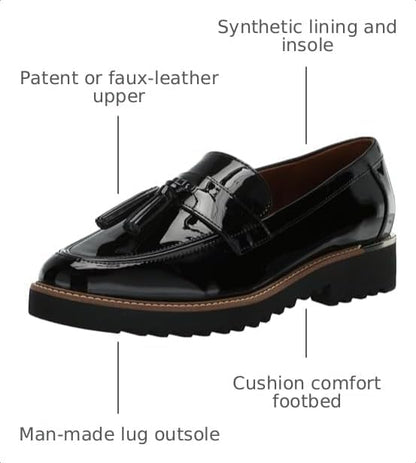 7.5 W Size, Franco Sarto Carolynn Black Patent 7.5 W