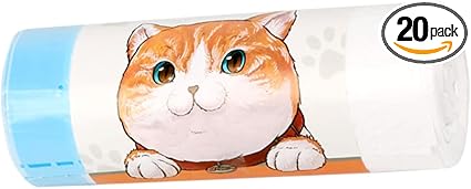 20pcs Cat Litter Bag Leak Packing Bag Cat Sand Packing Bag Plastic Cat Sand Packaging Bag Pet Supplies Cleaning Bag Handheld Trash Bag Cleaning Supplies Cat Supply