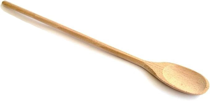 Tredoni 12" Wooden Spoon - Baking/Cooking/Stirring Spoon Utensil (30 cm = 12 inch)
