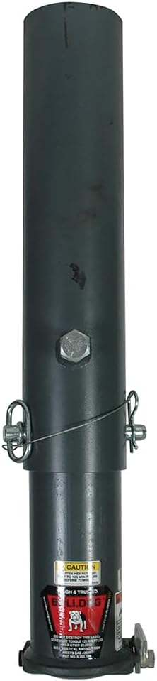 Bulldog Round Gooseneck Coupler with Easy Grip Locking Handle and Tight Ball Fit for Automotive and Trailer Coupler Parts, Grey