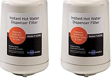 InSinkErator Replacement Water Filter Cartridges, 2-Pack, F-201R