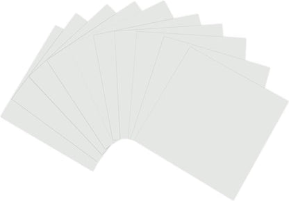 EZ Craft USA Glossy Adhesive Backed Vinyl Sheets (1, White)