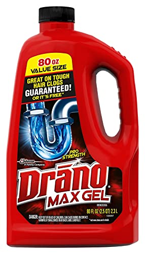 Drano 322845 Drano Max Gel Drain Cleaner 80 Fl. Oz.