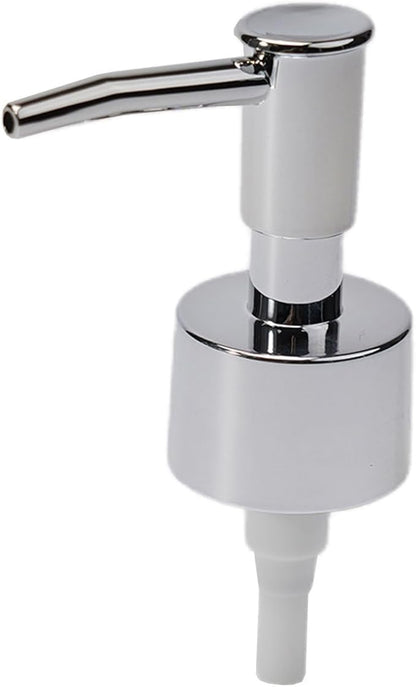 Plastic Lotion Bottle Pump Heads, Electroplating Bathroom Spray Head, Hand Press Head, For Regular Mouth Plastic Shampoo Bottle(Bright silver)