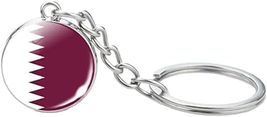 Asian Countries Keyrings Stylish Pendant Keychain Unique Ethnic Key Rings Ornament Accessory for Men Women