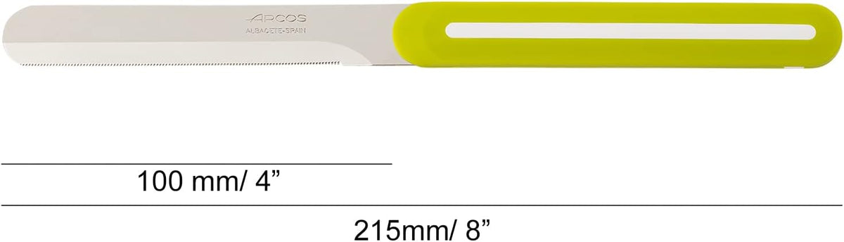Red Arcos Paring Knife 4 Inch Stainless Steel. Table Knife for Peeling Fruits and Vegetables. Ergonomic Polypropylene Handle. Suitable for all types of food. Series B-Line. (1pc)