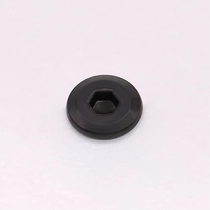 14-20 x 58" (30 PCS) Flat Head Socket Cap Screw, 304 Stainless Steel 18-8 Binding Screws, Full Thread, Connection Bolts, Furniture Bolts, Black Coated