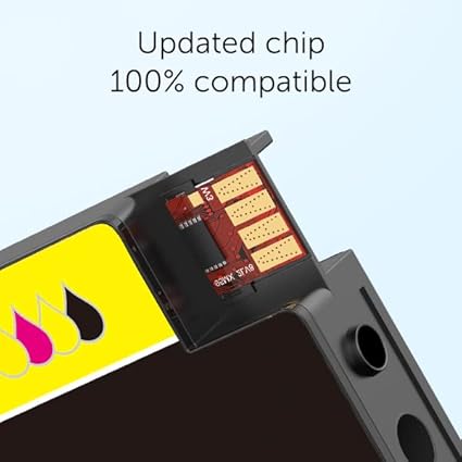 952xl Latest Upgrade Compatible Ink Cartridges Combo Pack Replacement for HP 952 XL Use with Officejet Pro 7740 8210 8710 8720 8740 8715 7720 8725 8730 (4 Packs), Black, Cyan, Yellow, Magenta