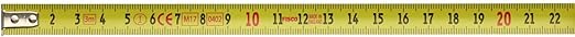 Hultafors 369003 Short Tape Steel UM 3M, Black/Red