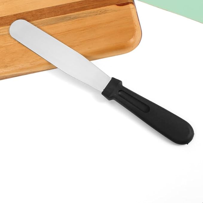 Baking Gadgets Stainless Steel Cake Cream Spatula 681012 Inch Cake Decoration Crank Scraper