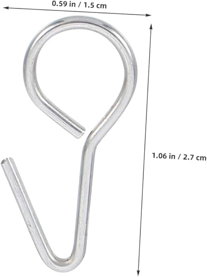 Enhance Car Seat Comfort 50pcs Metal S-Hook Seat Cover Installers Easy Fit
