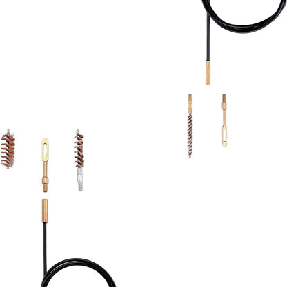 Gun Brush Cleaning Kit Gun Pipe Descaling Polishing Tool Copper Wire Brush Set Cal .17 .22 .28 .30 .243 .357 .40 .45 12GA (Missing 1.30 Slotted Tip)