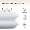 Acanva Bed Pillows 1 Pack Hotel Collection Luxury Soft Inserts for Sleeping-Breathable and Comfortable for Stomach Back Sleepers, Queen (Pack of 1), White - 1 Count