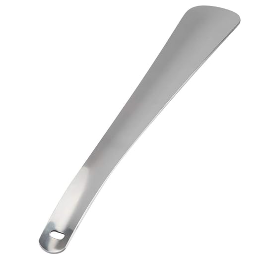 Long Handle Shoehorn, 11.8" Professional Stainless Steel Metal Shoe Horn Long Handle Shoe Horn for Men Women Seniors Elderly