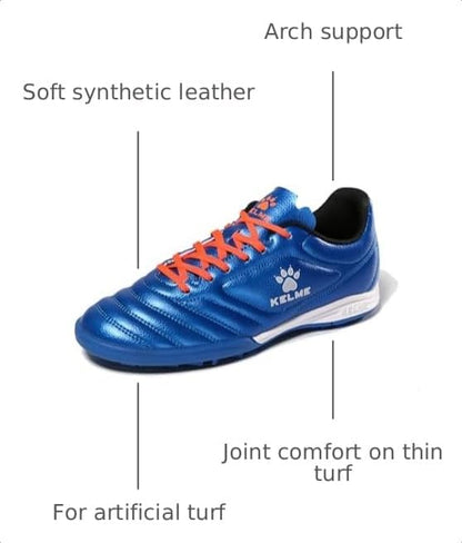 Kids Indoor Soccer Shoes, Youth Futsal Turf Cleats, Boys Girls Athletic Training