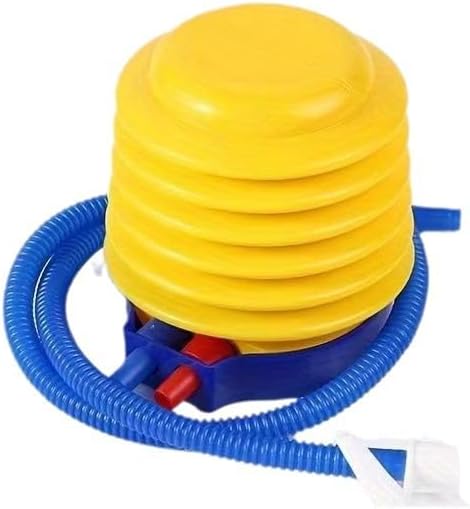 Hand Foot Ball Pump, Manual Air Pump for Yoga Exercise Balls, Balloons, Pool Floats, Inflatables, Mattress  Boat, Includes Nozzles and Plug, Fast Inflation Gym Outdoor Home Use